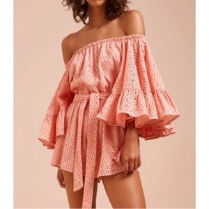 C/MEO Collective - Sherbet Eyelet Romper